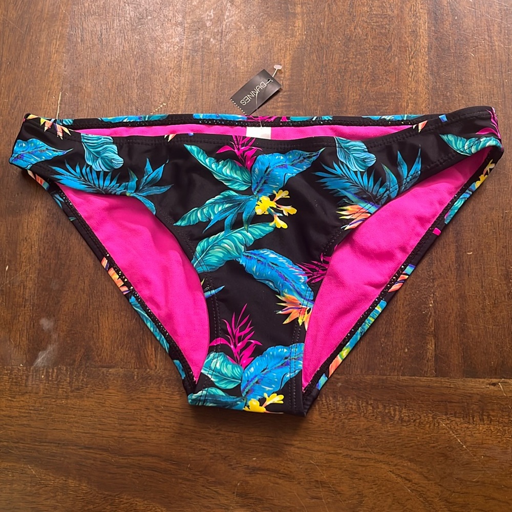 NWT Swim Floral Bikini Bottoms
